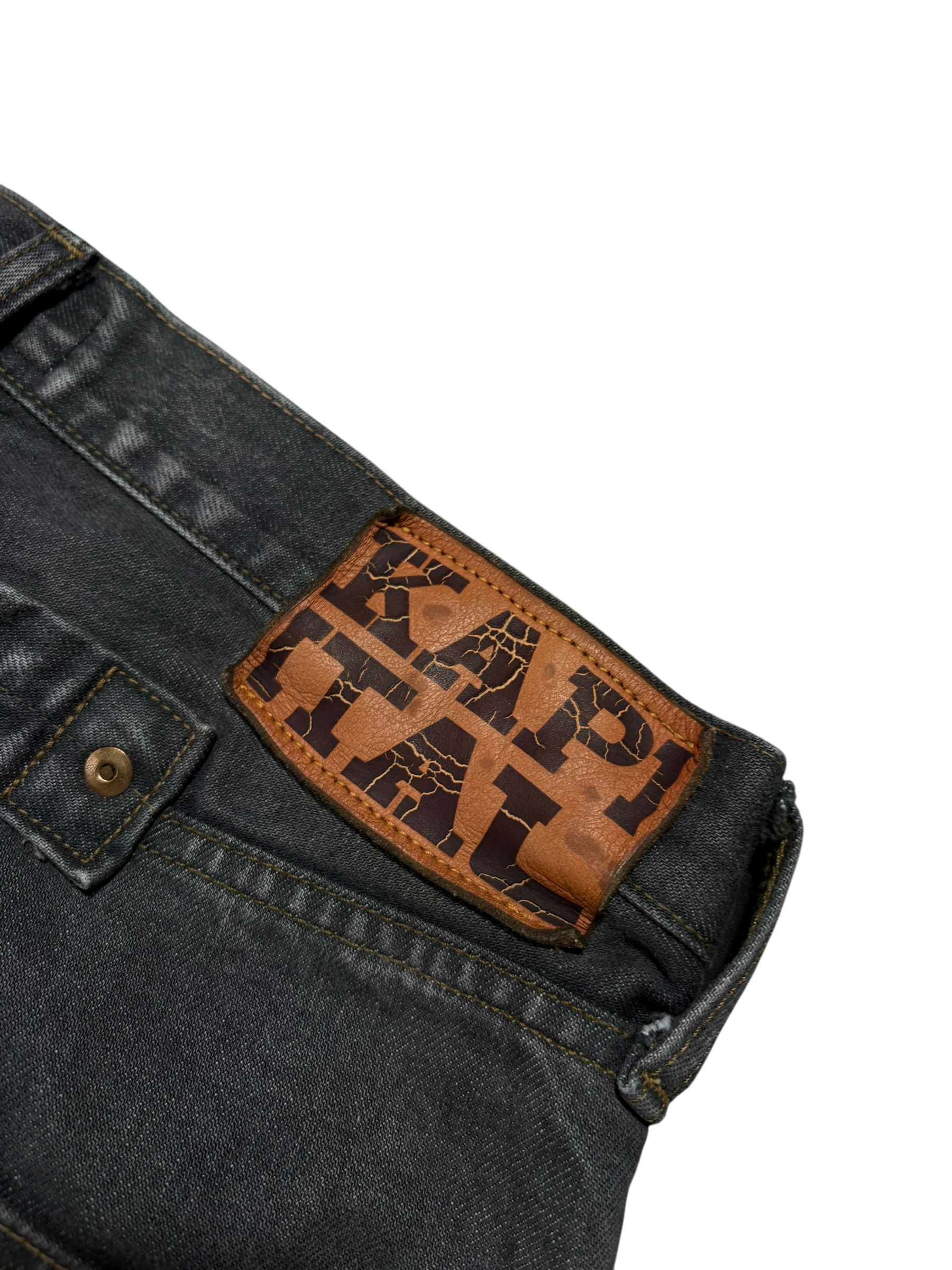Kapital Bones Black Denim Jeans - Size 32