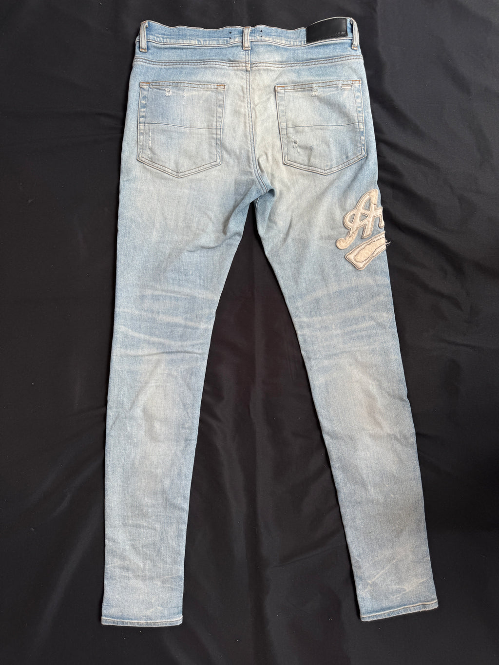 Amiri LightWash Jeans Old English