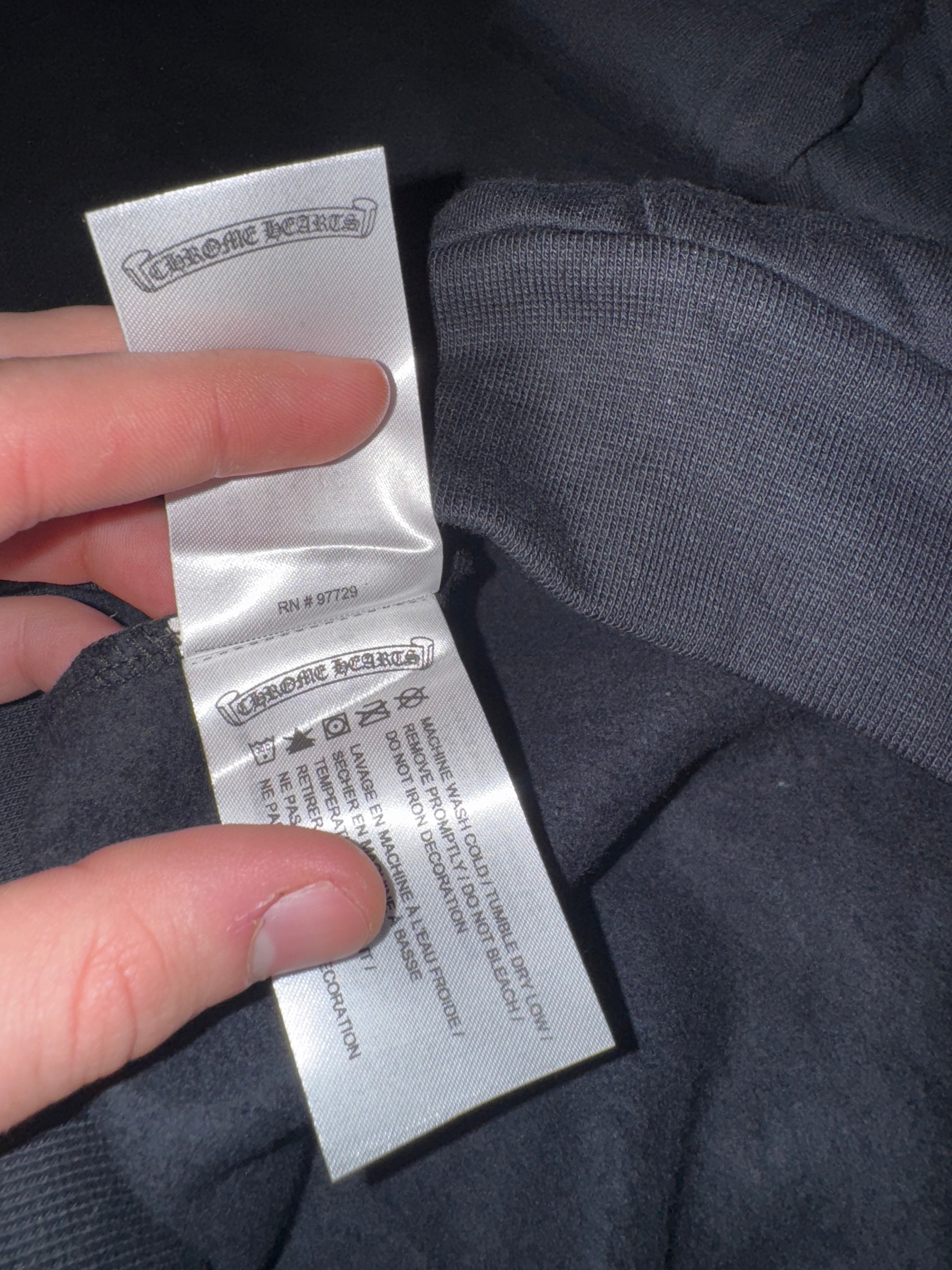 Chrome Hearts 1988 Hoodie Black - Extra Large