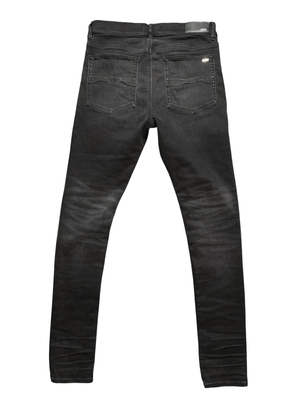 Amiri MX1 Black White Patch Jeans - Size 34
