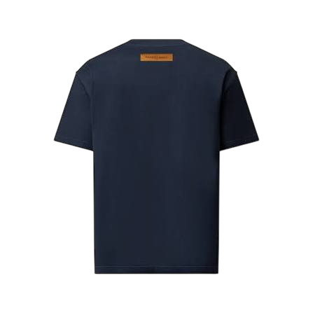 Louis Vuitton Embossed LV T-Shirt Navy - Size S