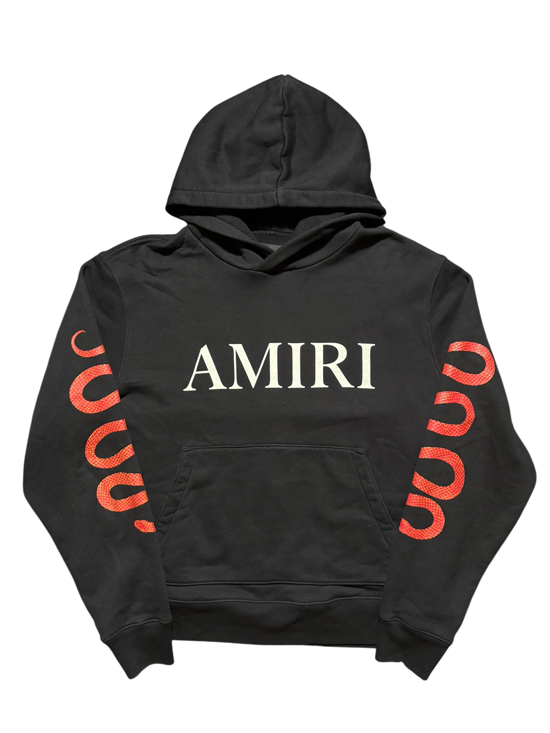 Amiri Snake Sleeves Pullover Hoodie - Size XL