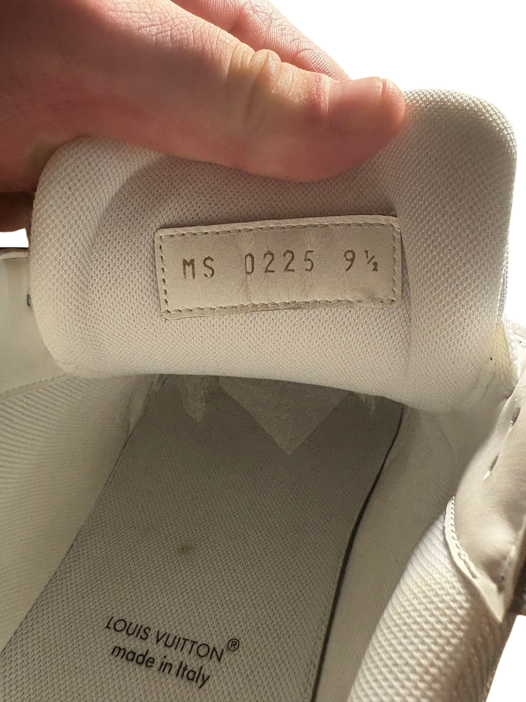 Louis Vuitton Grey Denim LV Trainer