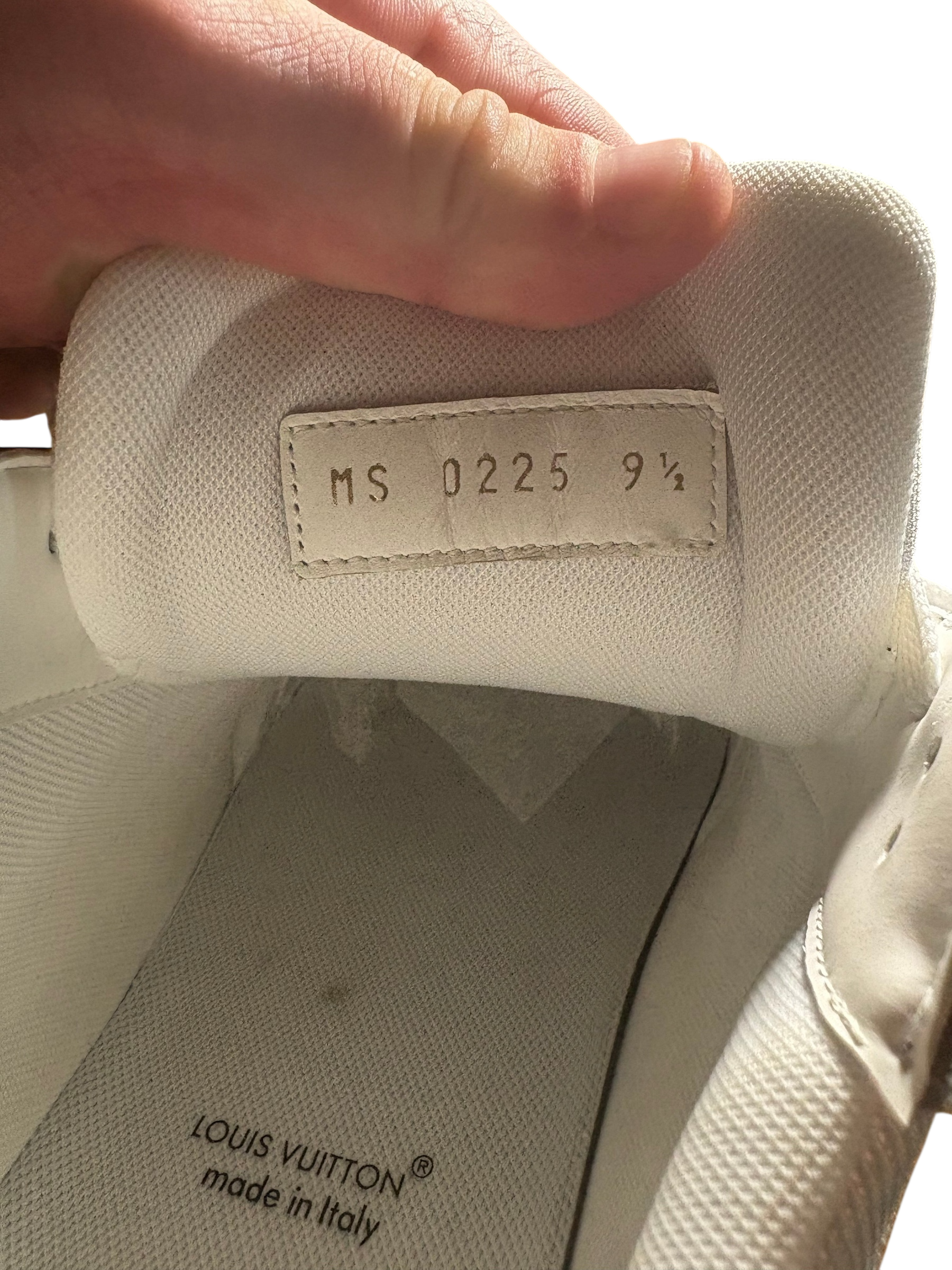 Louis Vuitton Grey Denim LV Trainer