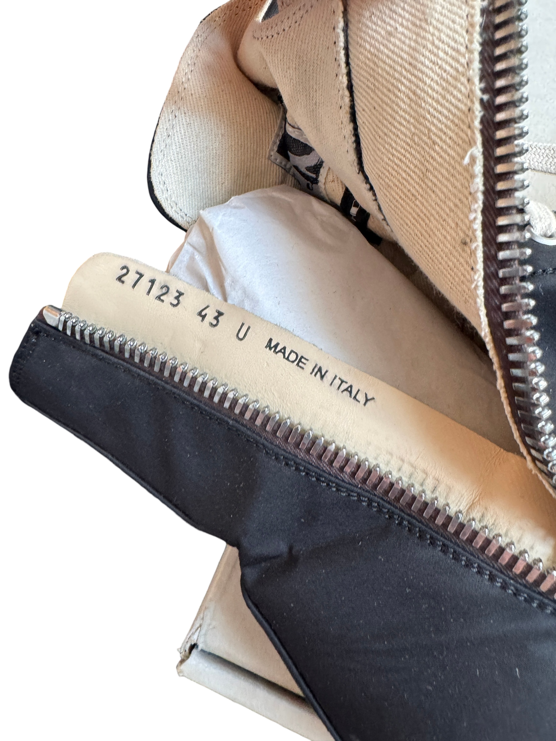 Rick Owen’s Ramone Cargo High Top Sneakers
