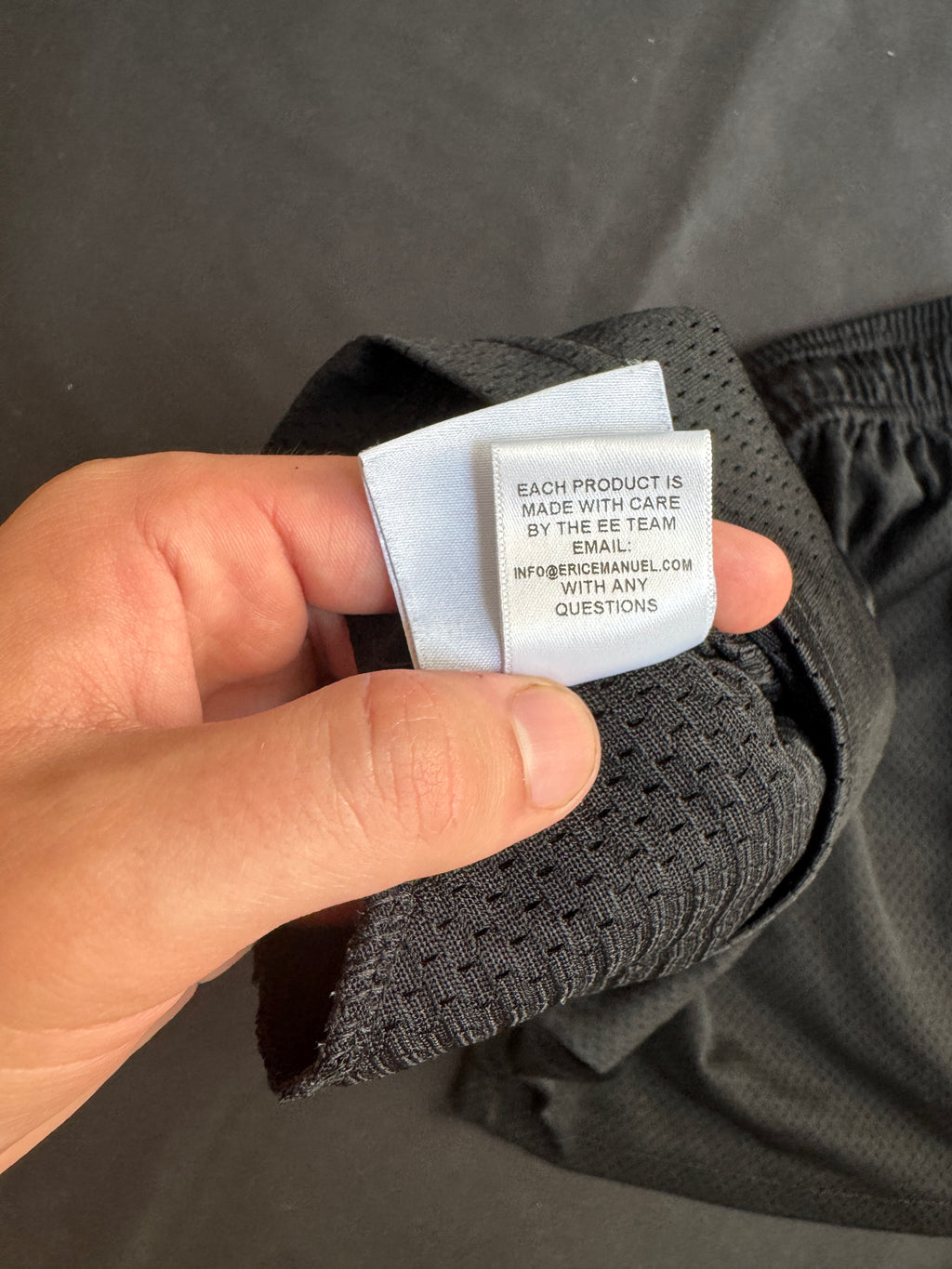 Eric Emmanuel Black Shorts