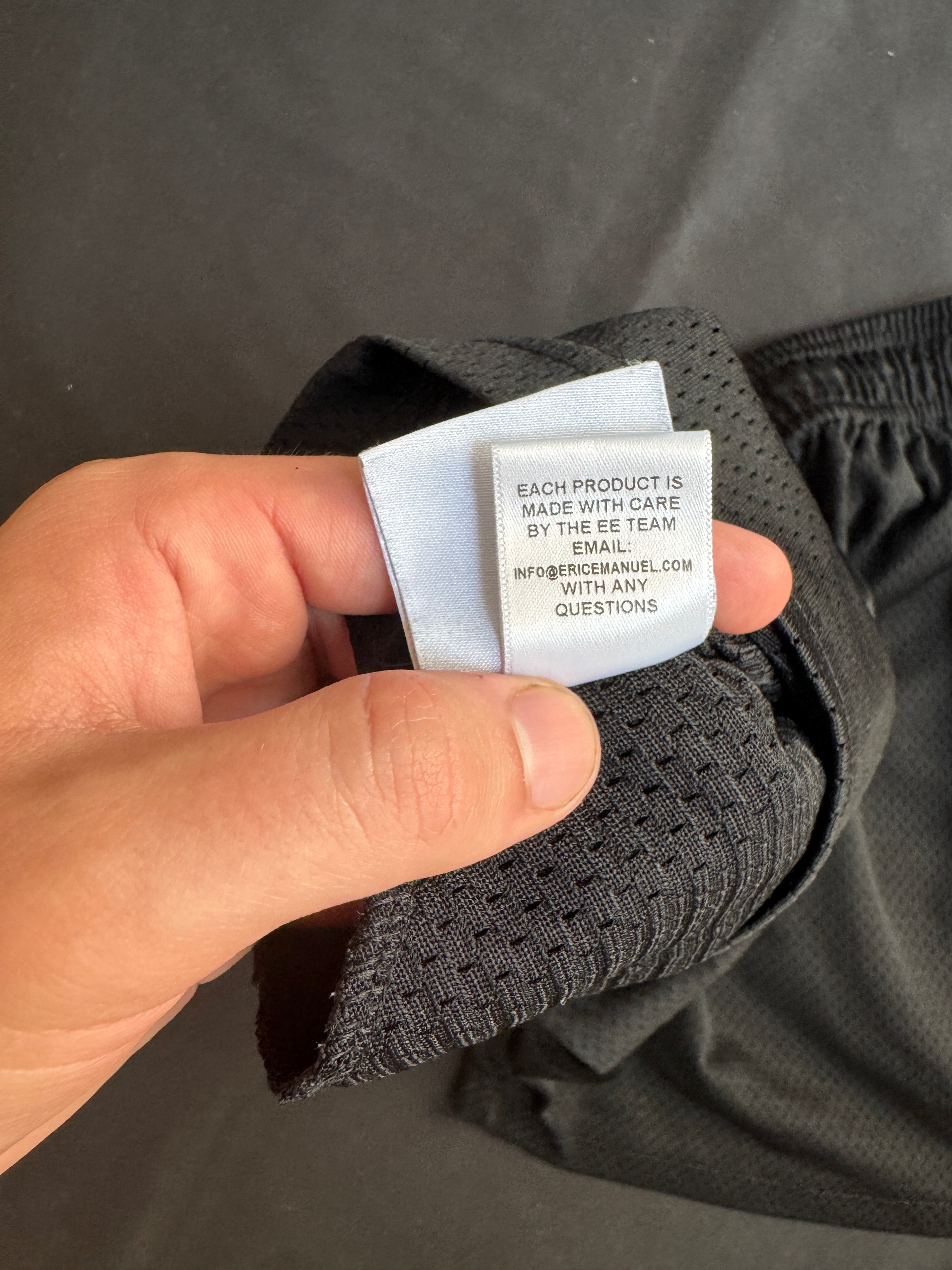 Eric Emmanuel Black Shorts