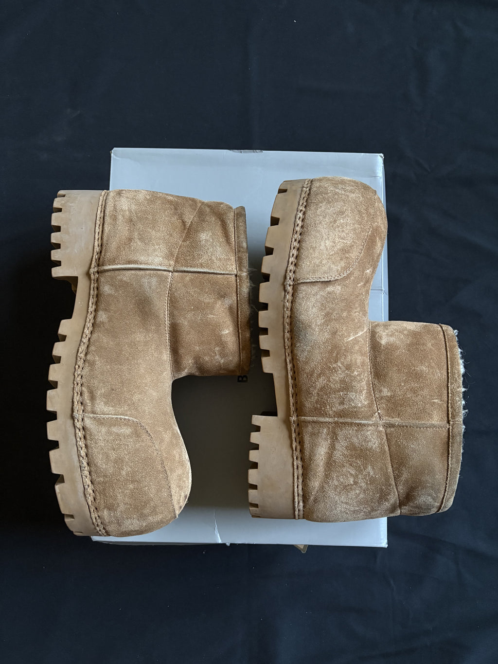 Balenciaga Alaska Suede Ankle Boots